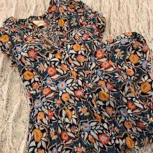 Universal Thread Floral Button Up Dress